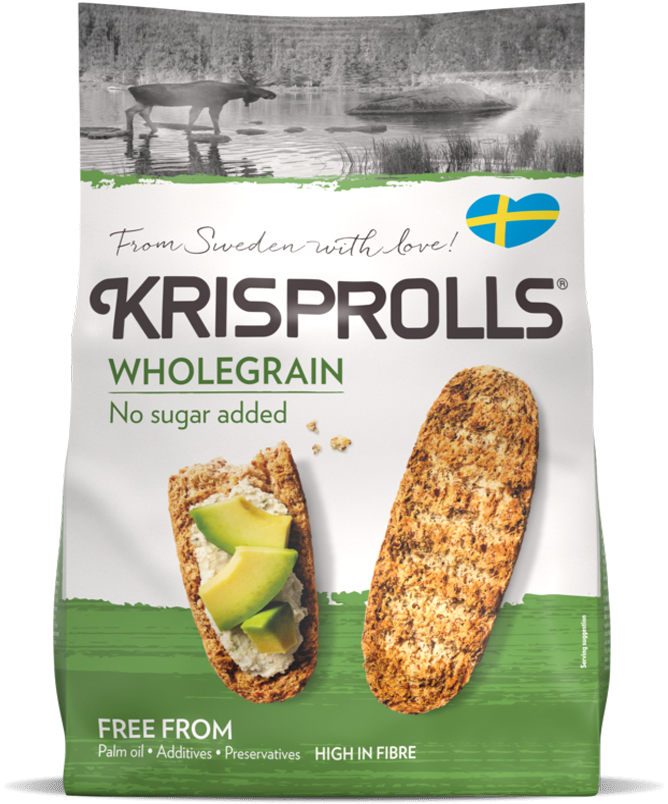 Krisprolls Wholegrain no sugar added